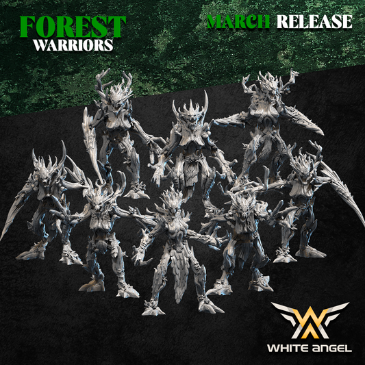 Forest Elves Forest Spirit Kin | White Angel 28/32mm Fantasy Wargaming Miniatures Role Playing Miniatures