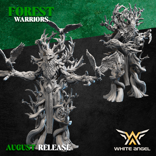Forest Elves Tree Druid | White Angel 28/32mm Fantasy Wargaming Miniatures Role Playing Miniatures