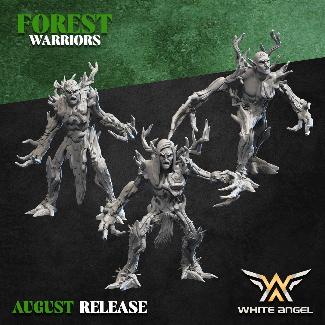 Forest Elves Tree Spirits | White Angel 28/32mm Fantasy Wargaming Miniatures Role Playing Miniatures