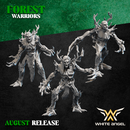 Forest Elves Tree Spirits | White Angel 28/32mm Fantasy Wargaming Miniatures Role Playing Miniatures