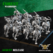 Forest Elves Mounted Forest Warriors | White Angel 28/32mm Fantasy Wargaming Miniatures