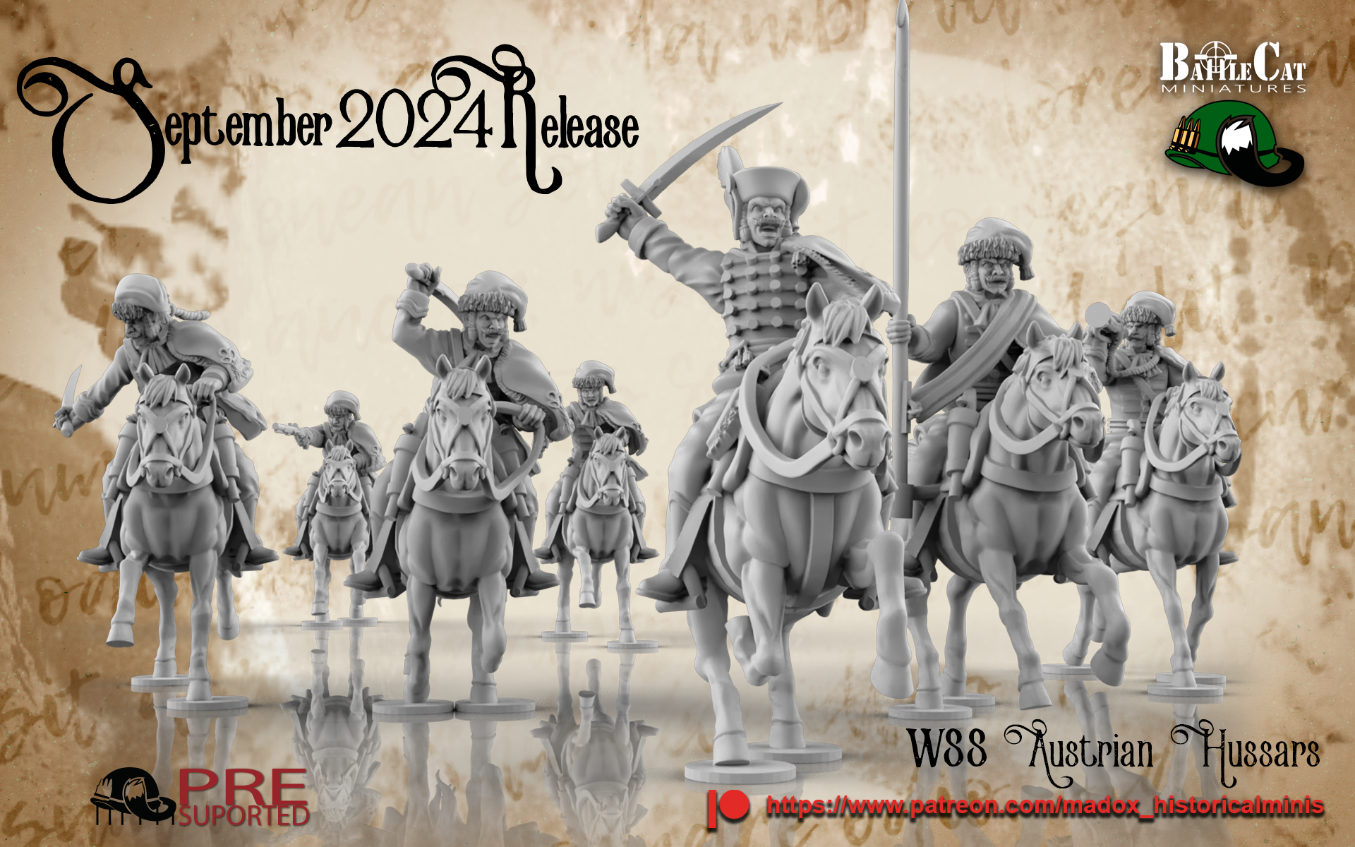 WSS Austrian Hussars | Warbear Studios 28mm Historical Wargaming Miniatures Role Playing Miniatures