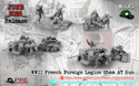 WW2 French Foreign Legion 25mm AT Gun Teams | Battlecat 28mm Historical Wargaming Miniatures