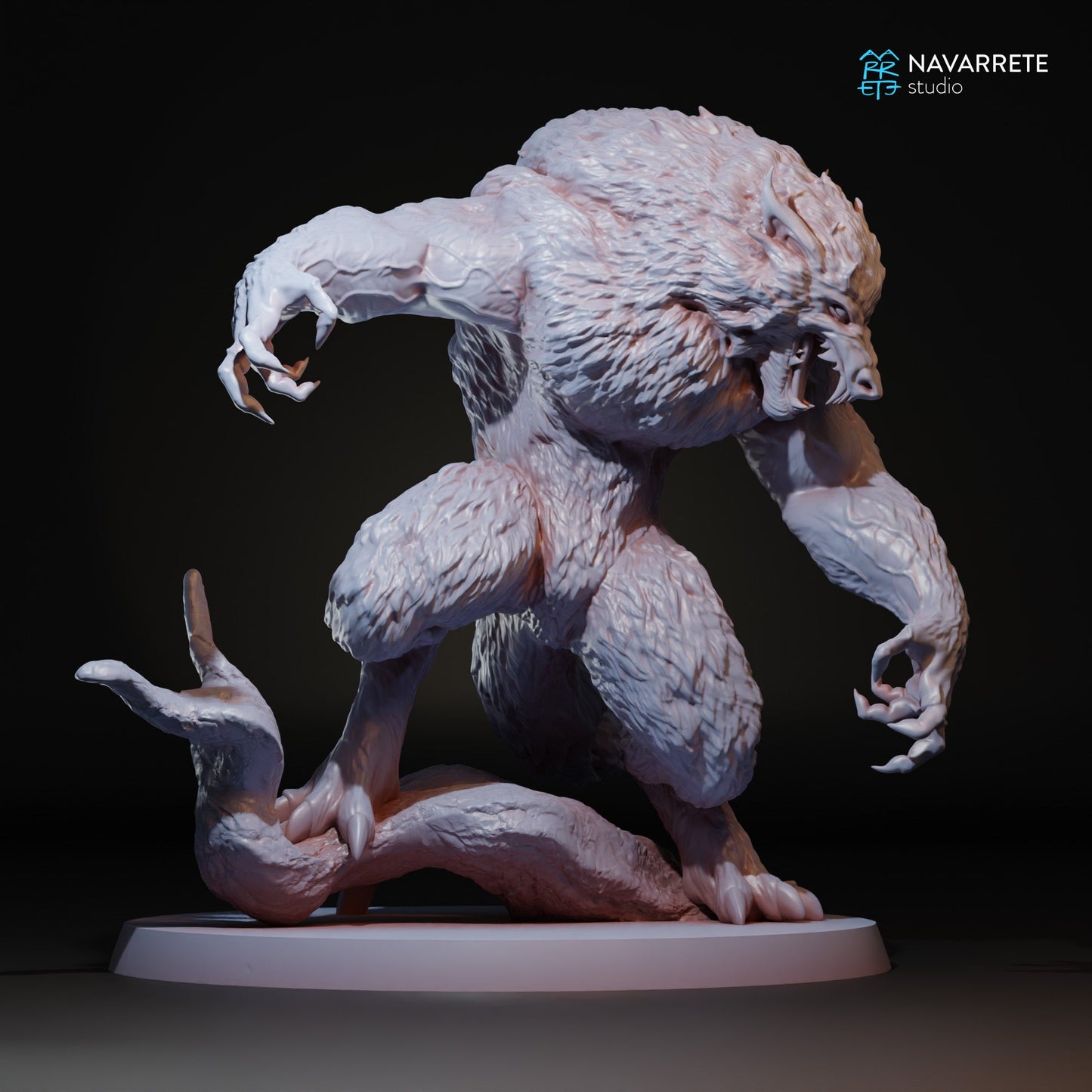 Werewolf Pose 1 | Navarrete Studios 25mm Fantasy Wargaming Miniatures