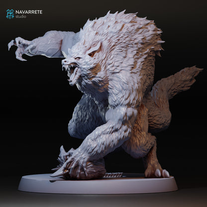Werewolf Pose 2 | Navarrete Studios 25mm Fantasy Wargaming Miniatures