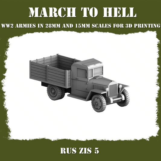 WW2 RED ARMY ZIS 5 | 3DBreed 15mm Wargaming Miniatures