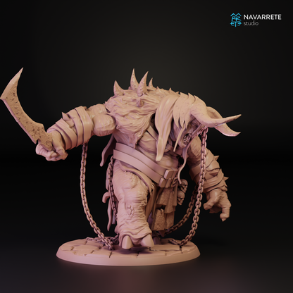 Zarkul Tyrant of the Hordes | Navarrete Studios 25mm Fantasy Wargaming Miniatures