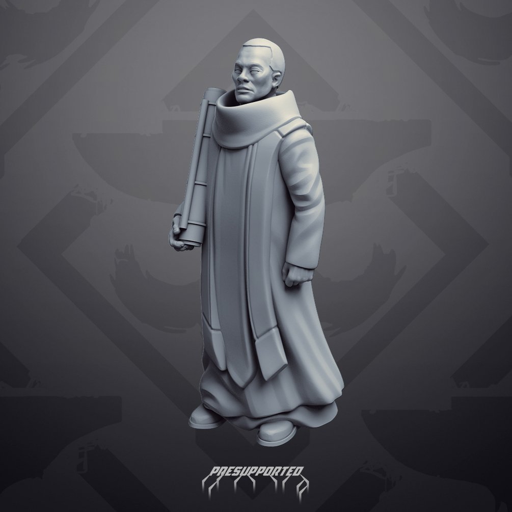 Oasis Imperium: Imperial Orator | Skullforge Studios 32mm Wargaming Miniatures Role Playing Miniatures