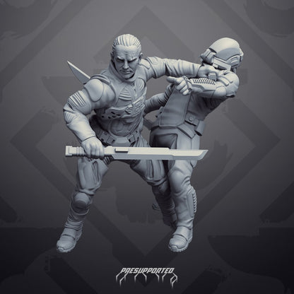 Oasis Imperium: Declan Colorado | Skullforge Studios 32mm Wargaming Miniatures Role Playing Miniatures