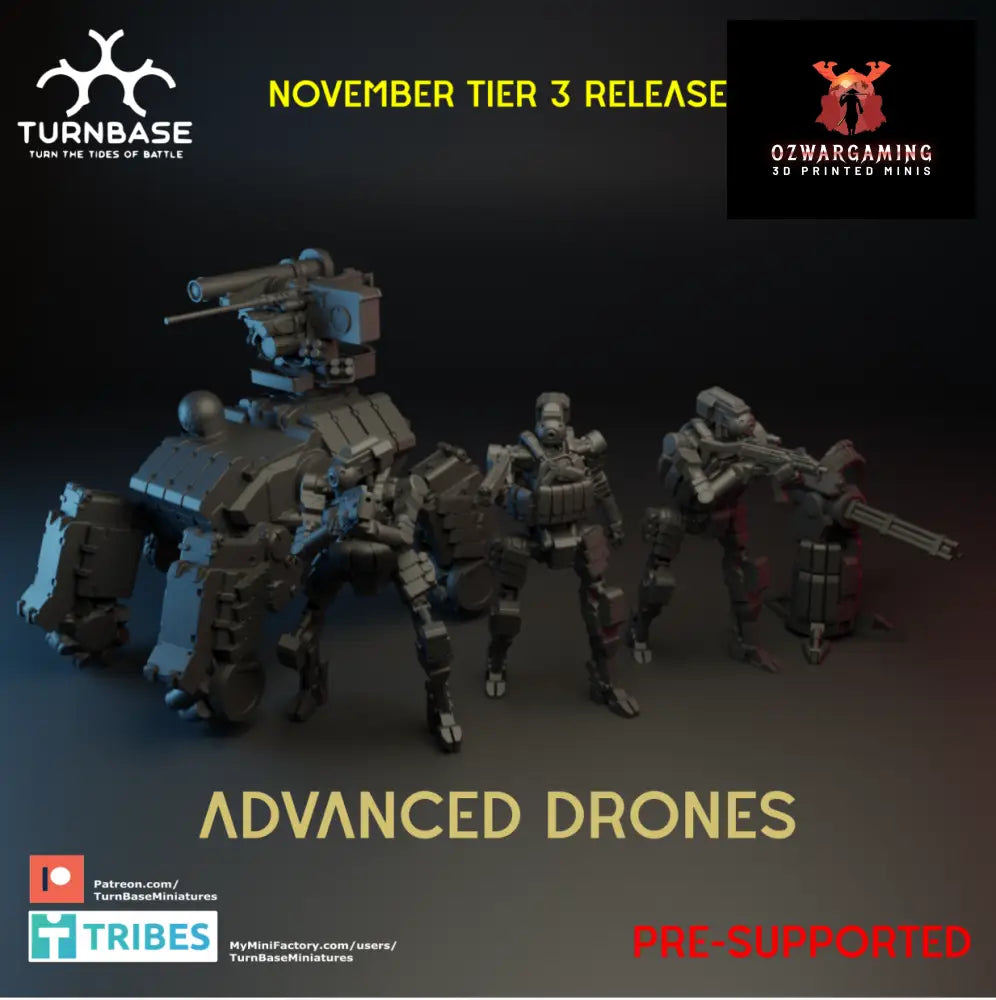 Advanced Drones | Turnbase Modern Military Wargaming Miniatures Role Playing Miniatures