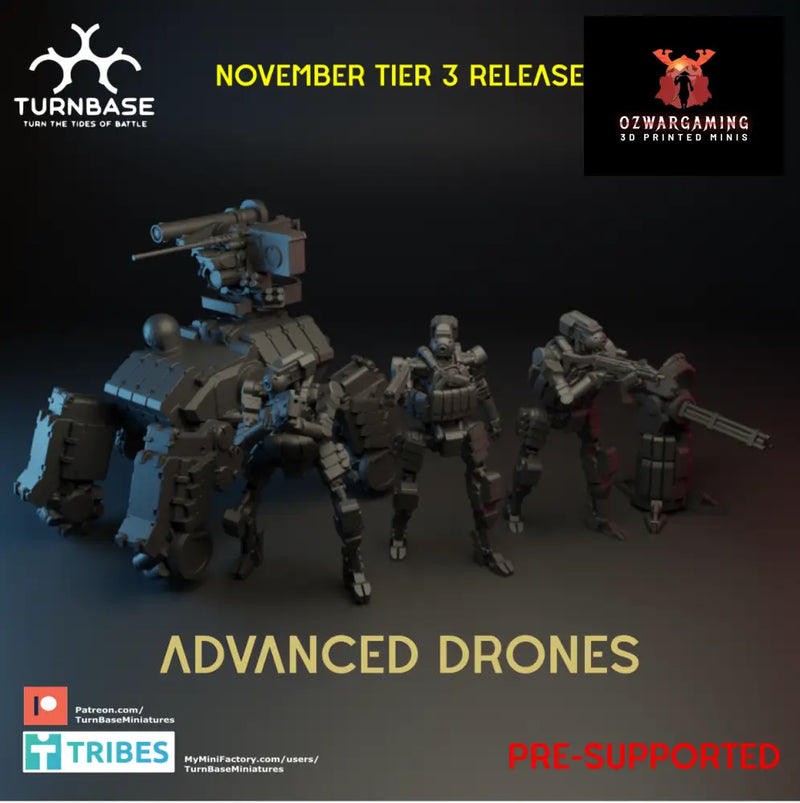 Advanced Drones | Turnbase Modern Military Wargaming Miniatures Role Playing Miniatures
