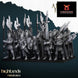 Aegean Elves Mycenean Guard | Highlands Miniatures 28/32mm Fantasy Wargaming Miniatures Role Playing Miniatures