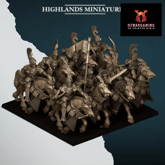 Aegean Elves Sea Hippeis | Highlands Miniatures 28/32mm Fantasy Wargaming Miniatures Role Playing Miniatures