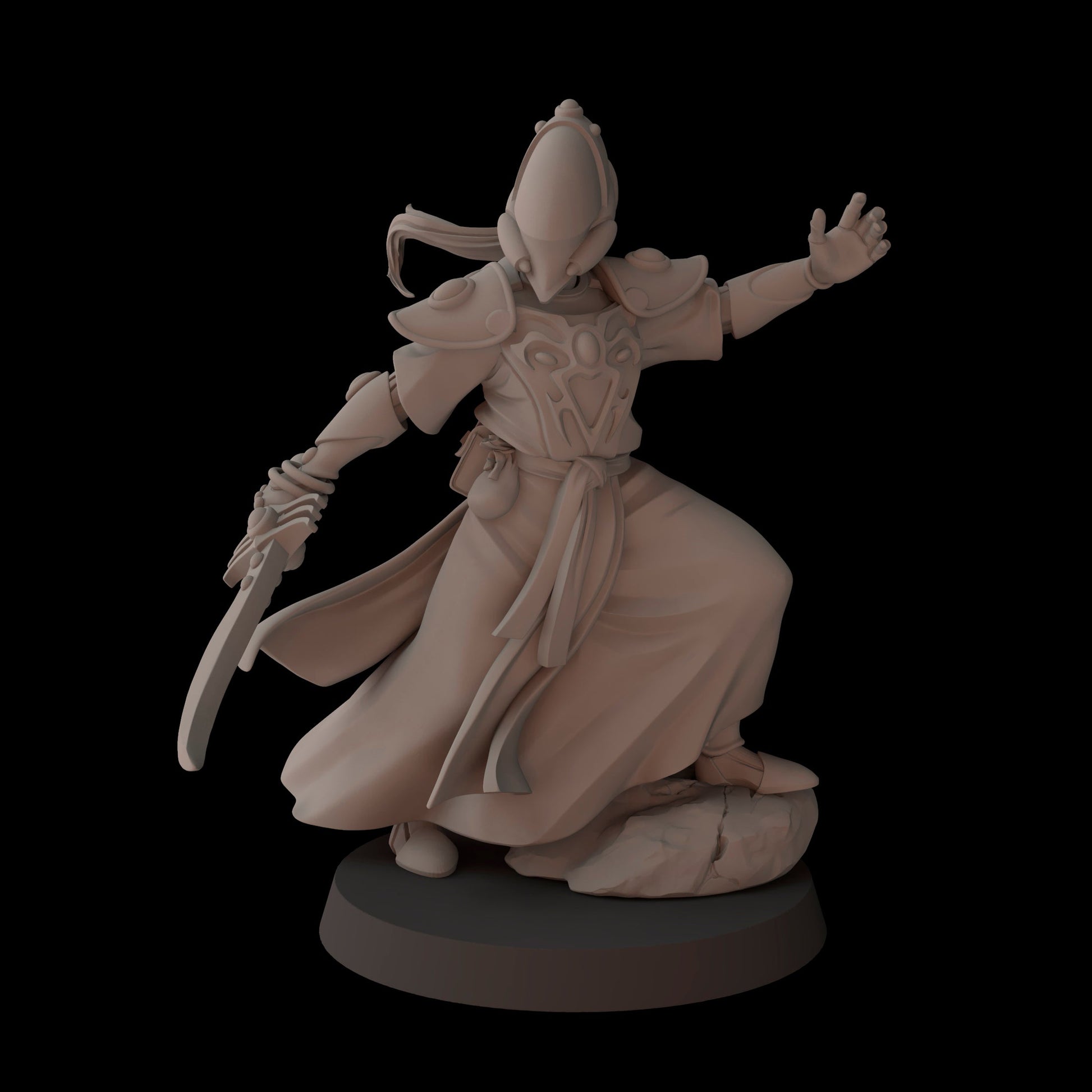 Space Elves Oracle 2 | Fantasy Cult 32mm Grimdark Wargaming Miniatures Role Playing Miniatures