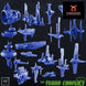 Alliance Fleet | EC3D Fleet Scale Sci Fi Miniatures Role Playing Miniatures
