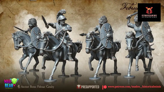 Ancient Roman Fidenas Cavalry | Warbear Studios 28mm Historical Wargaming Miniatures Role Playing Miniatures