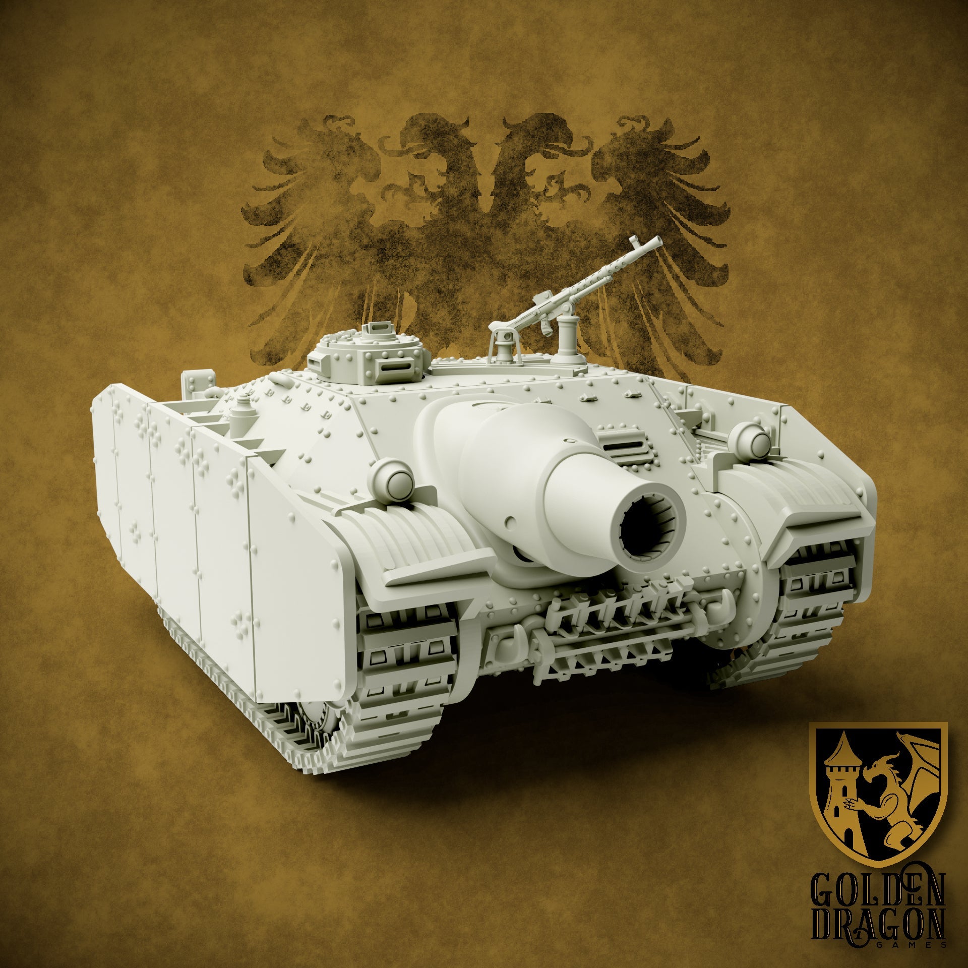 Holy Roman Empire 43M Árpád Tank Hunter | Golden Dragon Games Weird WW2 Role Playing Miniatures