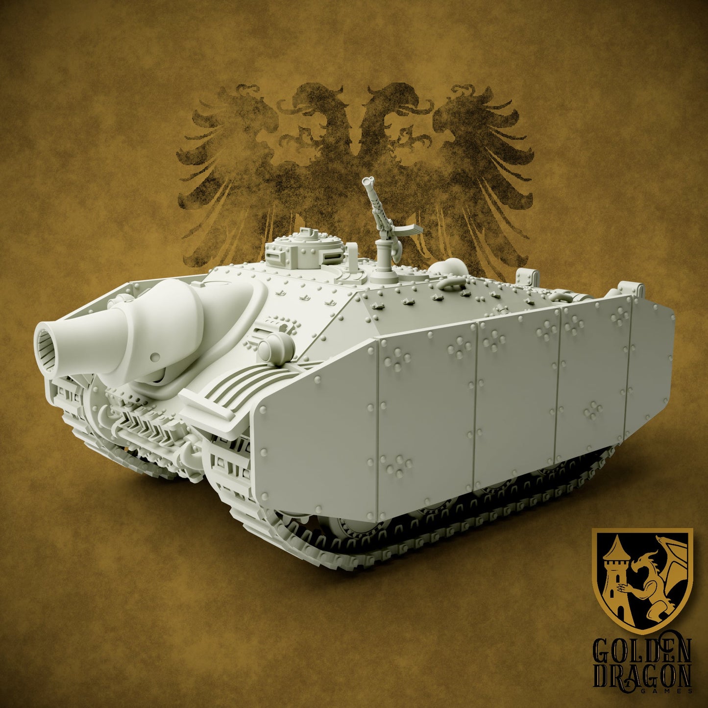 Holy Roman Empire 43M Árpád Tank Hunter | Golden Dragon Games Weird WW2 Role Playing Miniatures