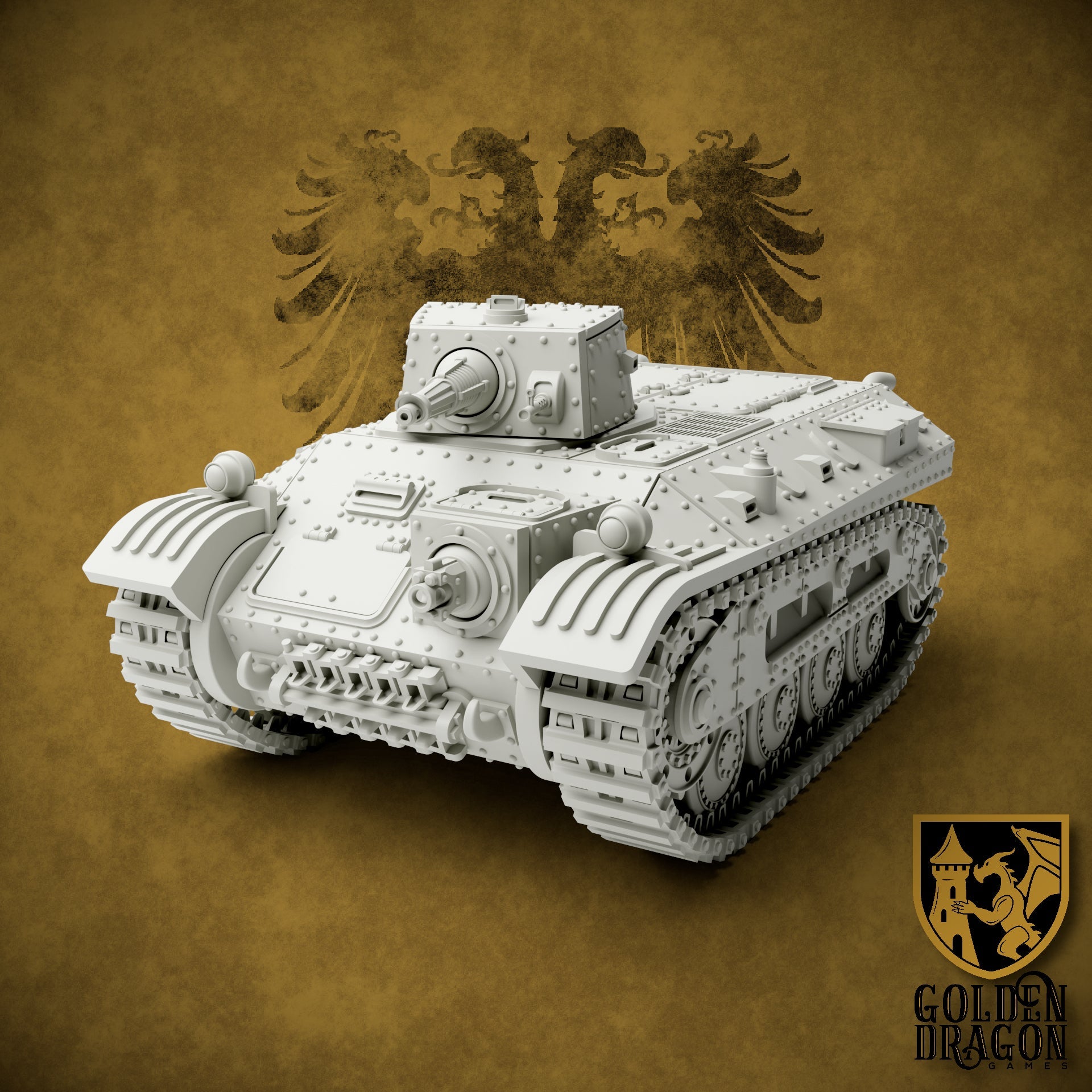 Holy Roman Empire 32M Hunyadi Armored Personnel Carrier | Golden Dragon Games Weird WW2 Role Playing Miniatures