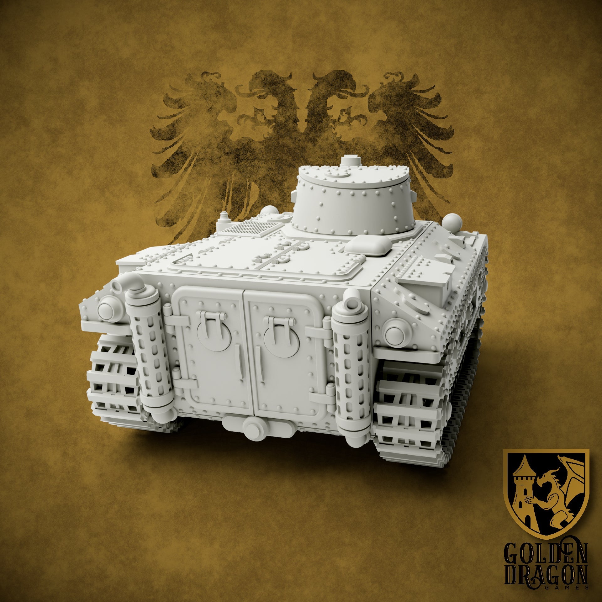 Holy Roman Empire 32M Hunyadi Armored Personnel Carrier | Golden Dragon Games Weird WW2 Role Playing Miniatures