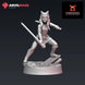 Apprentice General | Anvilrage Galactic SciFi Miniatures 32mm 1/47 Legion Scale Role Playing Miniatures