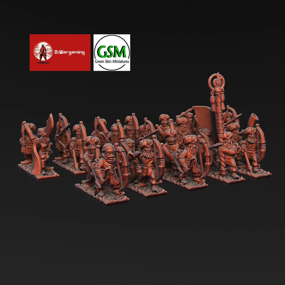 Araby Bows Unit | Greenskin Miniatures 10Mm Fantasy Wargaming Role Playing