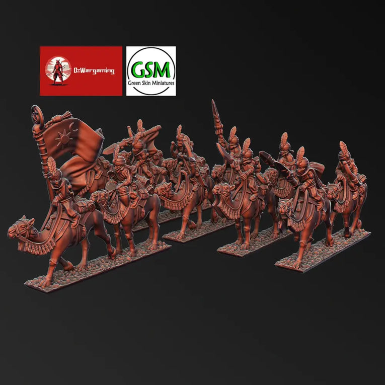 Araby Camelry Unit | Greenskin Miniatures 10Mm Fantasy Wargaming Role Playing