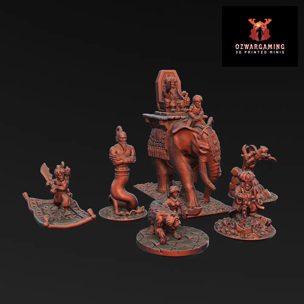 Araby Character Pack | Greenskin Miniatures 10Mm Fantasy Wargaming Role Playing