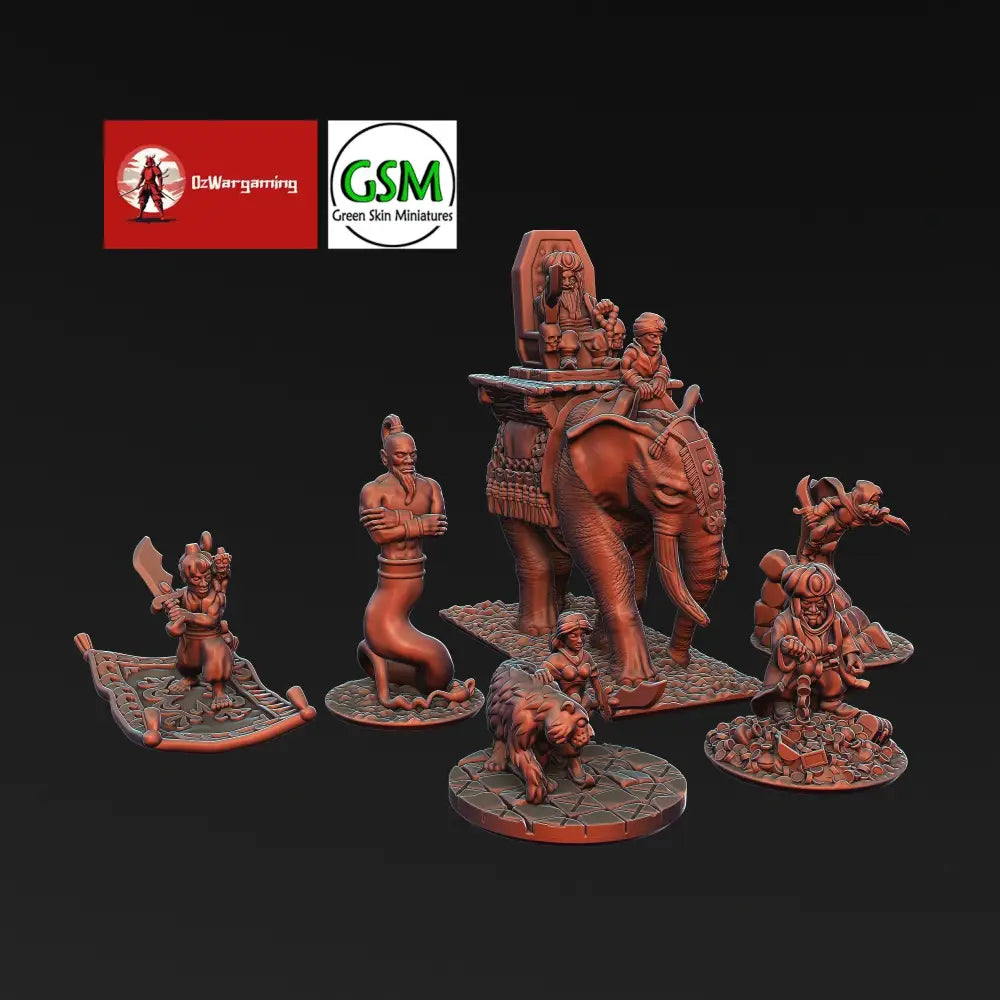 Araby Character Pack | Greenskin Miniatures 10Mm Fantasy Wargaming Role Playing