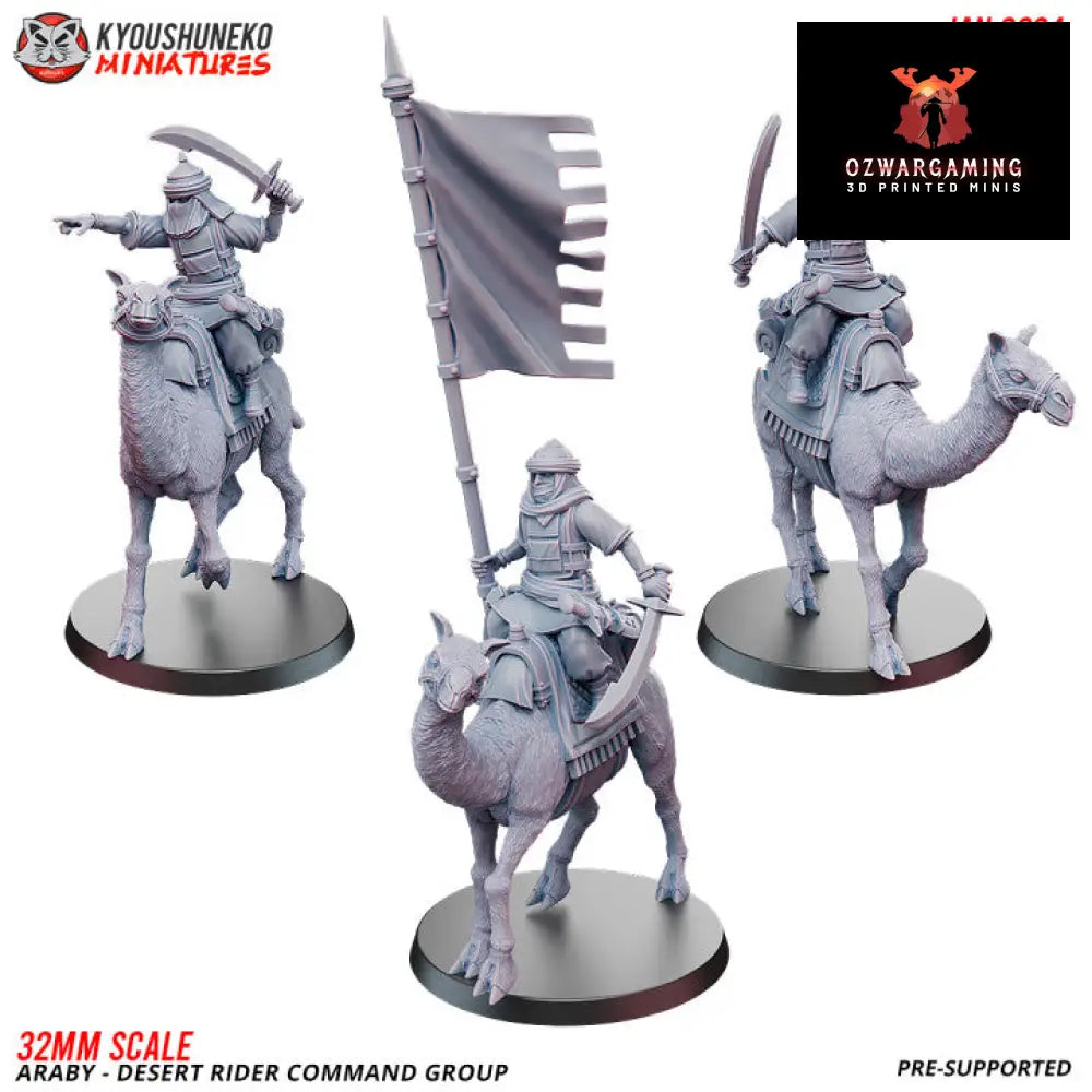 Araby Desert Riders Dual Swords | Kyoushuneko 28/32mm Fantasy Wargaming Miniatures Role Playing Miniatures