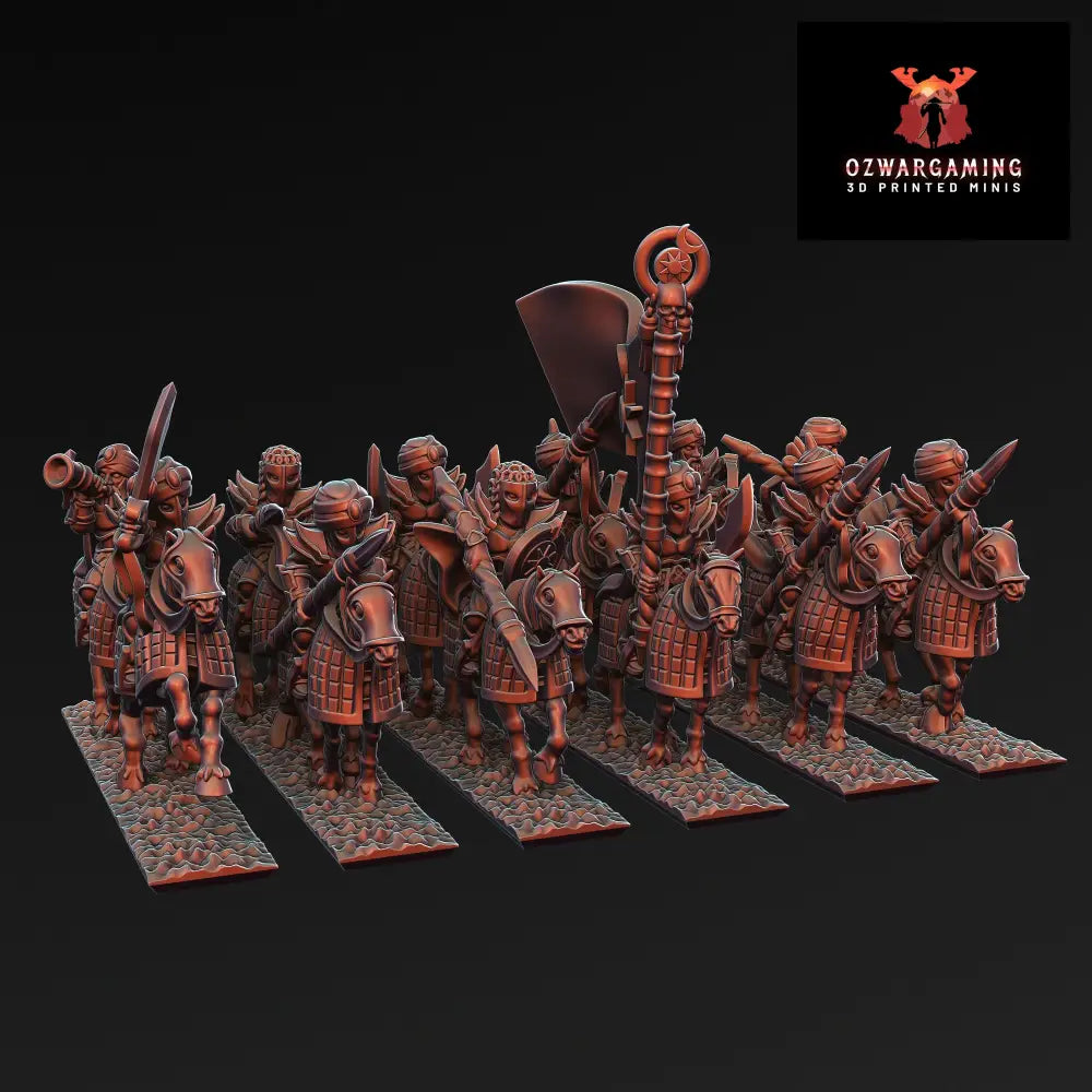 Araby Knights Unit | Greenskin Miniatures 10Mm Fantasy Wargaming Role Playing