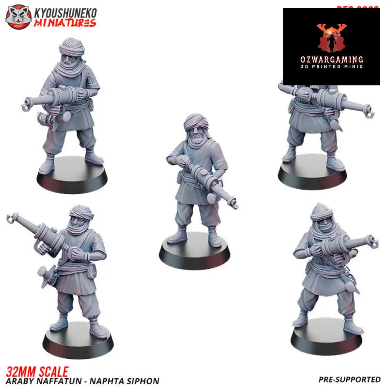 Araby Naffatun Naptha Siphon | Kyoushuneko 28/32mm Fantasy Wargaming Miniatures Role Playing Miniatures