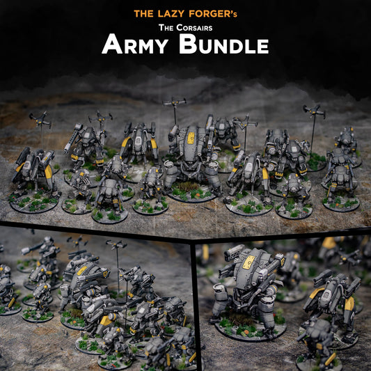 The Corsairs Starter Army | The Lazy Forger 6-8mm Sci Fi Wargaming Miniatures Role Playing Miniatures