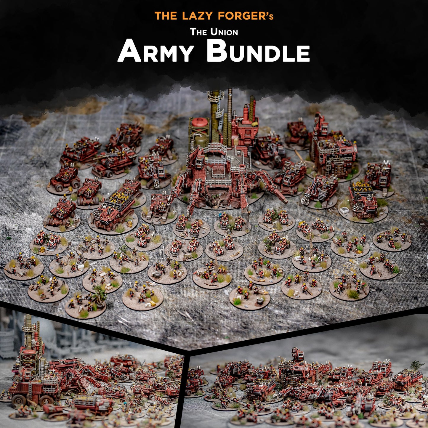 The Union Starter Army | The Lazy Forger 6-8mm Sci Fi Wargaming Miniatures Role Playing Miniatures