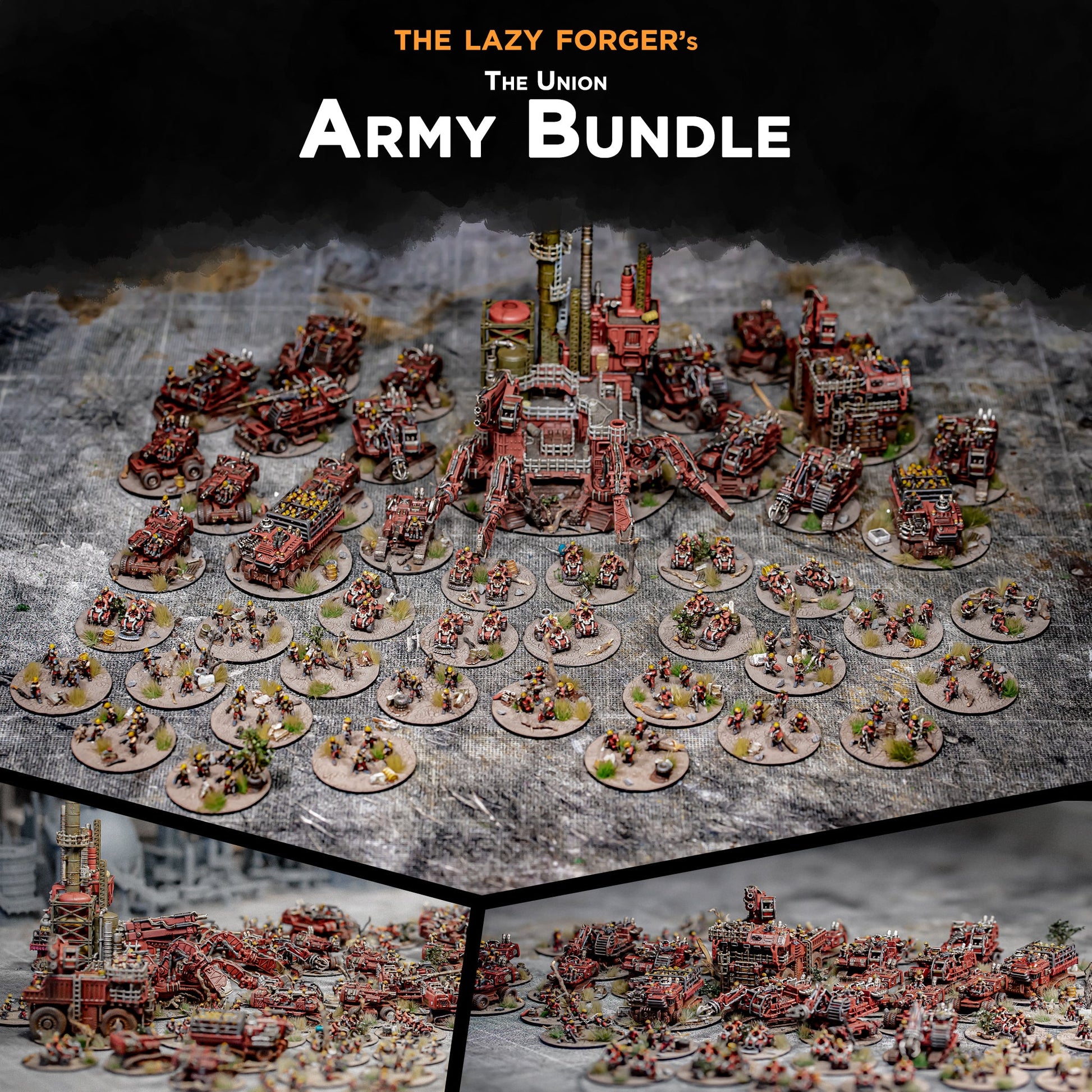 The Union Starter Army | The Lazy Forger 6-8mm Sci Fi Wargaming Miniatures Role Playing Miniatures