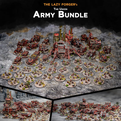 The Union Starter Army | The Lazy Forger 6-8mm Sci Fi Wargaming Miniatures Role Playing Miniatures