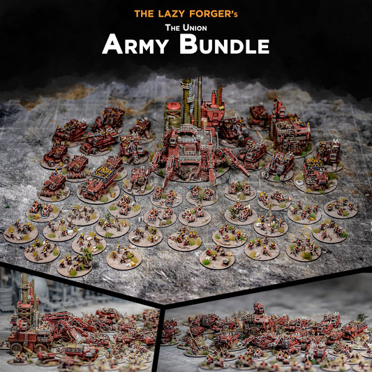 The Union Starter Army | The Lazy Forger 6-8mm Sci Fi Wargaming Miniatures Role Playing Miniatures