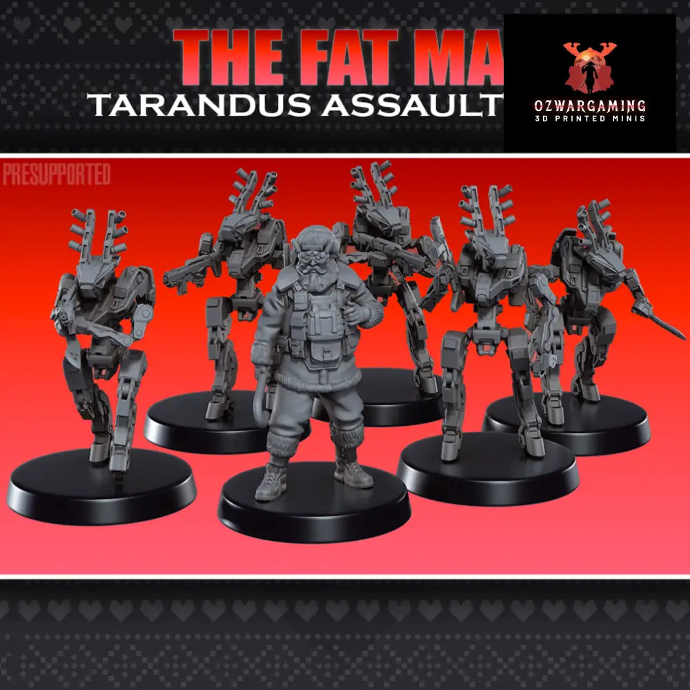 ARSENAL INFANTRY: Fatman and Tarandus Assault Units | Skullforge Studios 32mm Wargaming Miniatures Role Playing