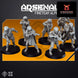 ARSENAL INFANTRY: Fireteam Alpha | Skullforge Studios 32mm Wargaming Miniatures Role Playing Miniatures
