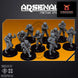 ARSENAL INFANTRY: Fireteam Epsilon | Skullforge Studios 32mm Wargaming Miniatures Role Playing Miniatures