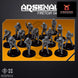 ARSENAL INFANTRY: Fireteam Gamma | Skullforge Studios 32mm Wargaming Miniatures Role Playing Miniatures