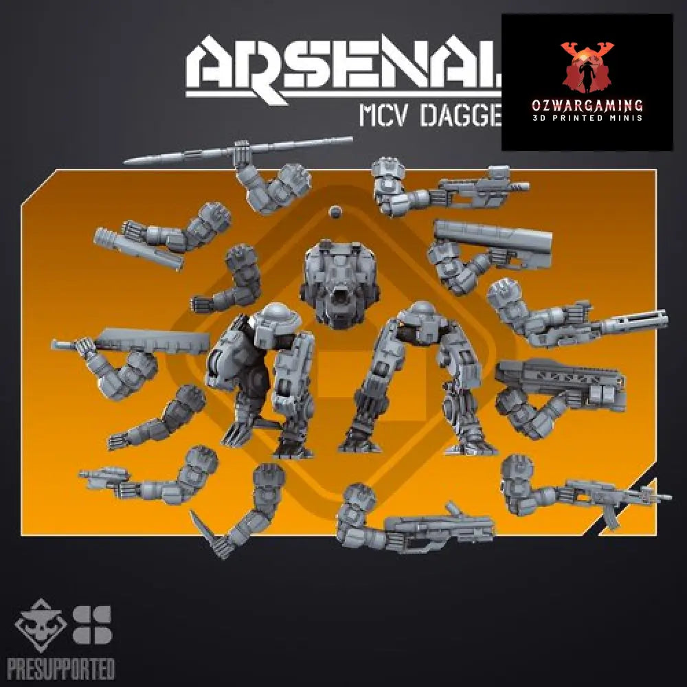 ARSENAL MCV: Dagger | Skullforge Studios 32mm Wargaming Miniatures Role Playing Miniatures