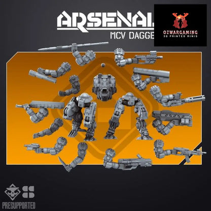 ARSENAL MCV: Dagger | Skullforge Studios 32mm Wargaming Miniatures Role Playing Miniatures
