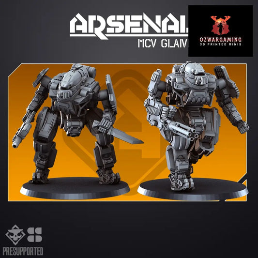 ARSENAL MCV: Glaive | Skullforge Studios 32mm Wargaming Miniatures Role Playing Miniatures