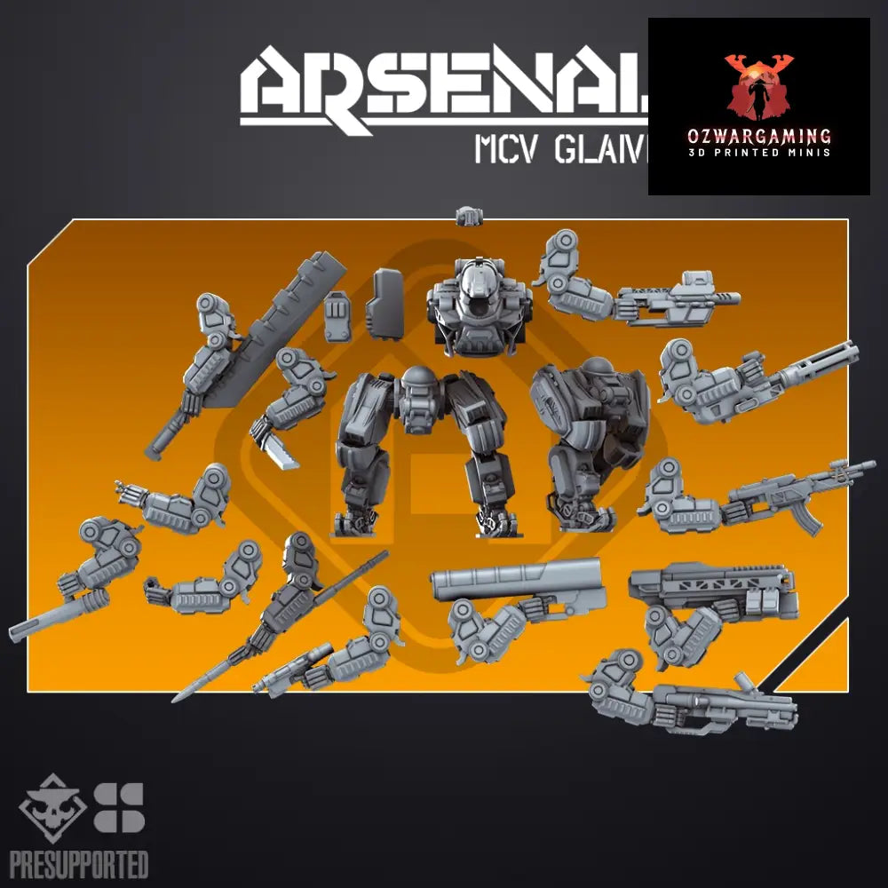 ARSENAL MCV: Glaive | Skullforge Studios 32mm Wargaming Miniatures Role Playing Miniatures