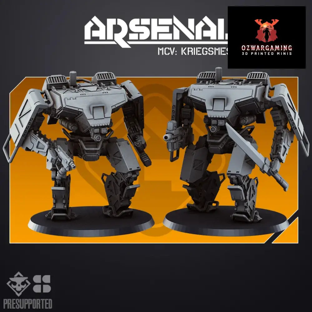 ARSENAL MCV: Kriegsmesser | Skullforge Studios 32mm Wargaming Miniatures Role Playing Miniatures