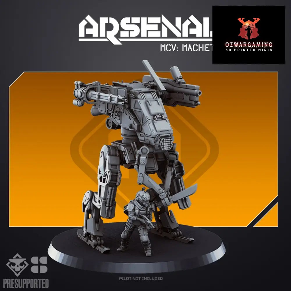 ARSENAL MCV: Machete | Skullforge Studios 32mm Wargaming Miniatures Role Playing Miniatures