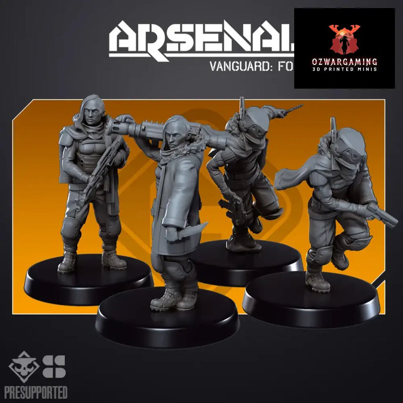 ARSENAL UNIT: Vanguard Forte | Skullforge Studios 32mm Wargaming Miniatures Role Playing Miniatures