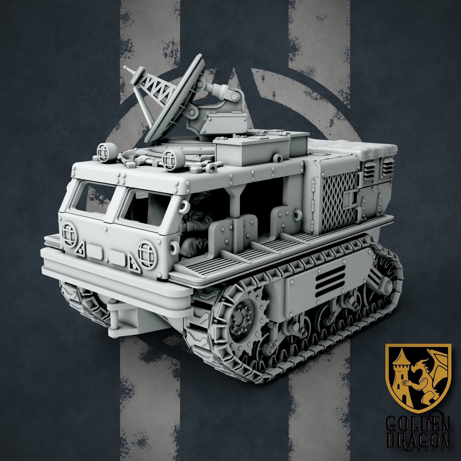 United States of America M62 Burro Artillery Tractor | Golden Dragon Games Weird WW2 Role Playing Miniatures