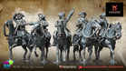 AWI Hessian High Command Pack | Warbear Studios 28mm Historical Wargaming Miniatures Role Playing Miniatures